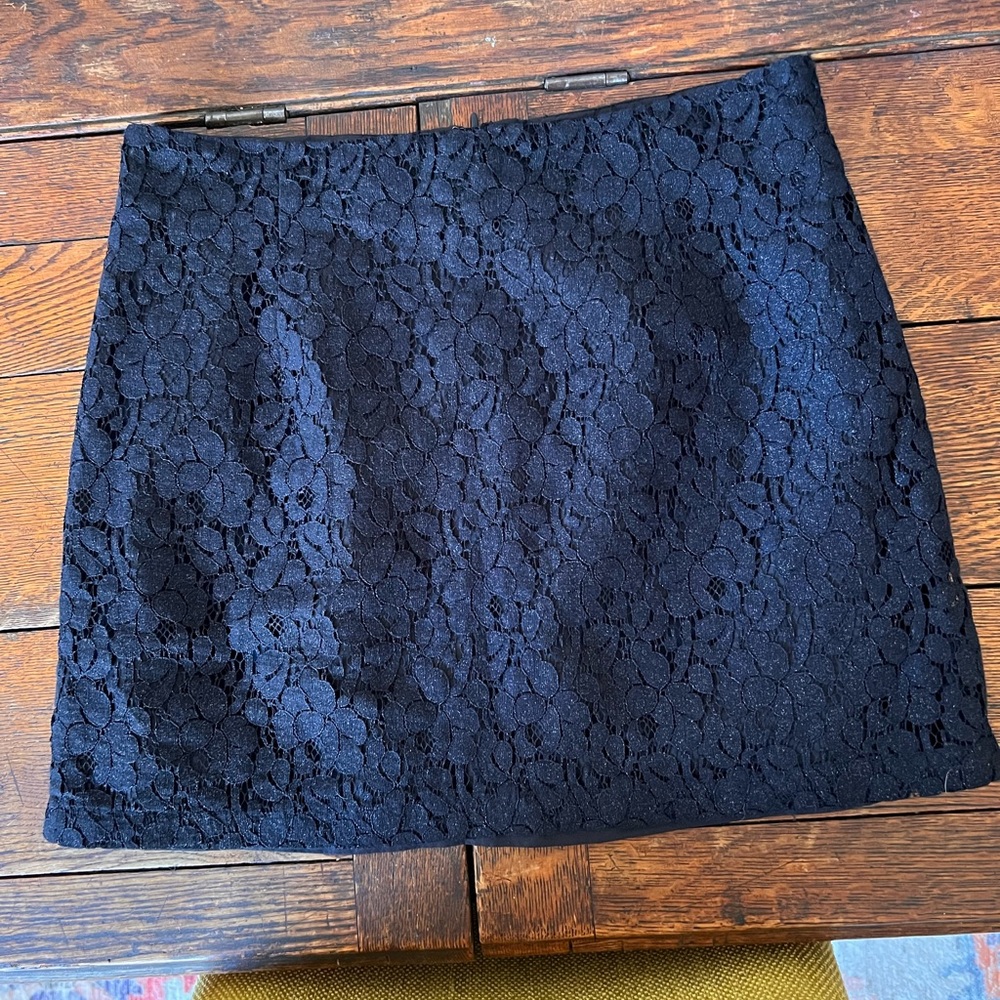 Jack black floral lace skirt
